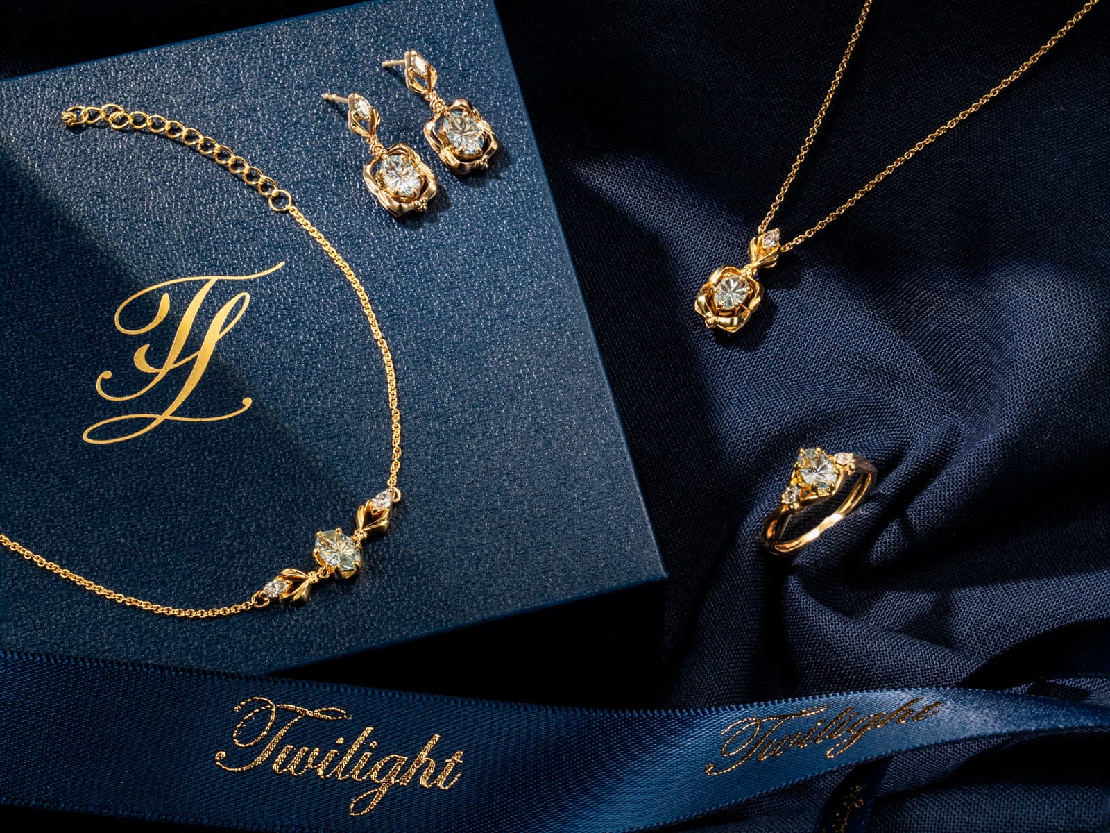 Twilight Studio — "Aurora" Jewelry Photography