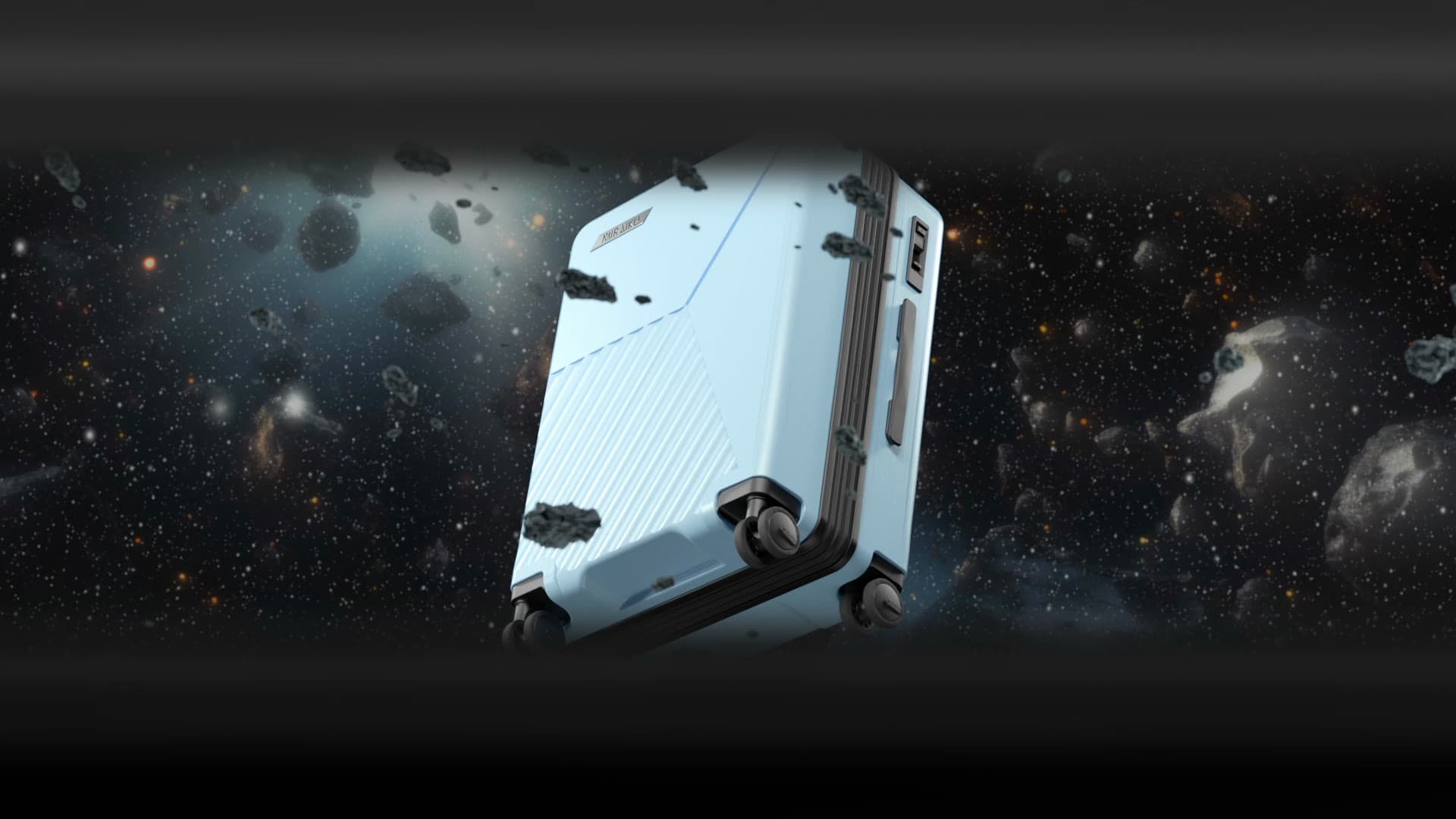MIRAIKU Space Travel Case — 3D Product Animation