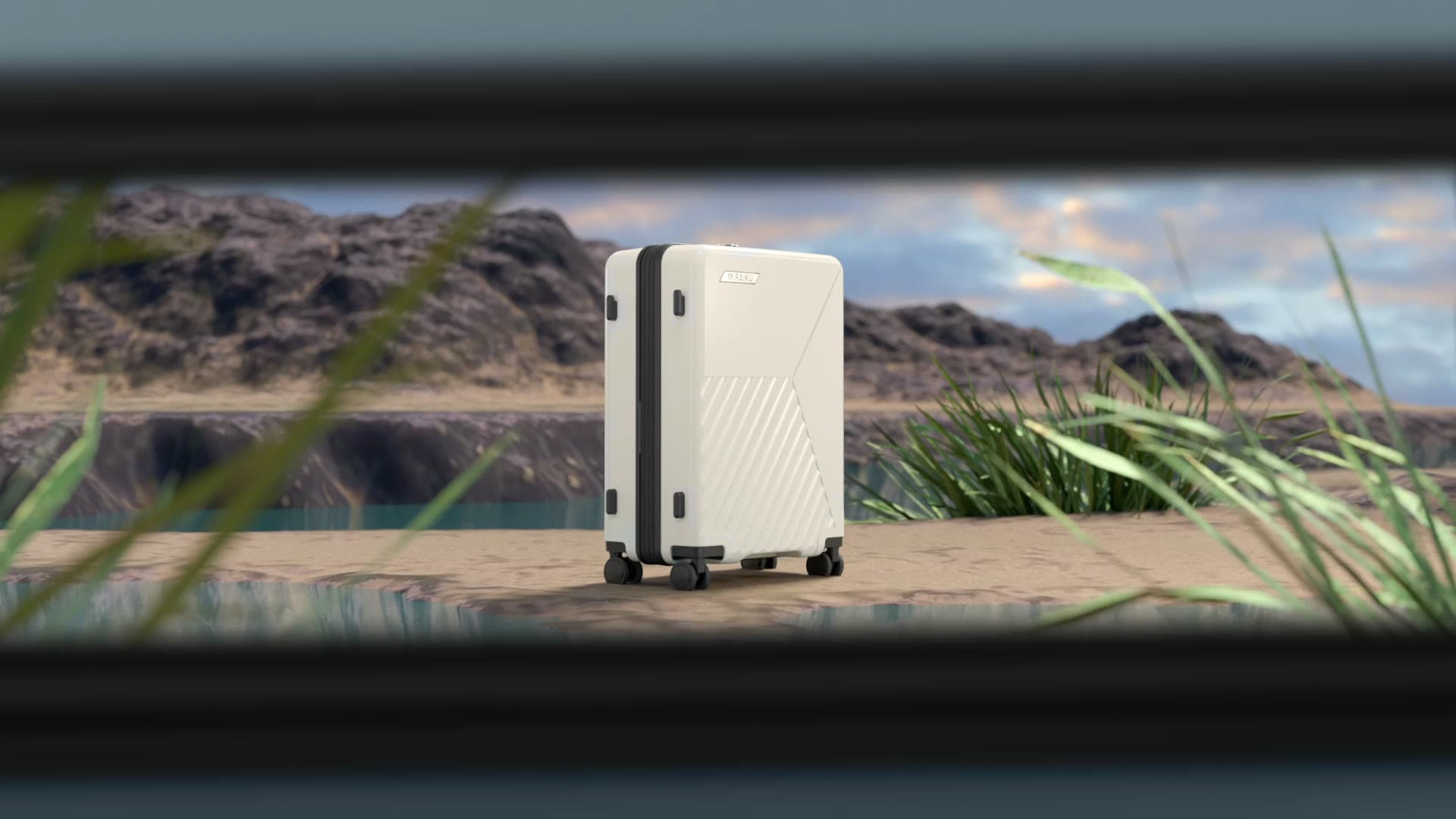 MIRAIKU Space Travel Case — 3D Product Animation