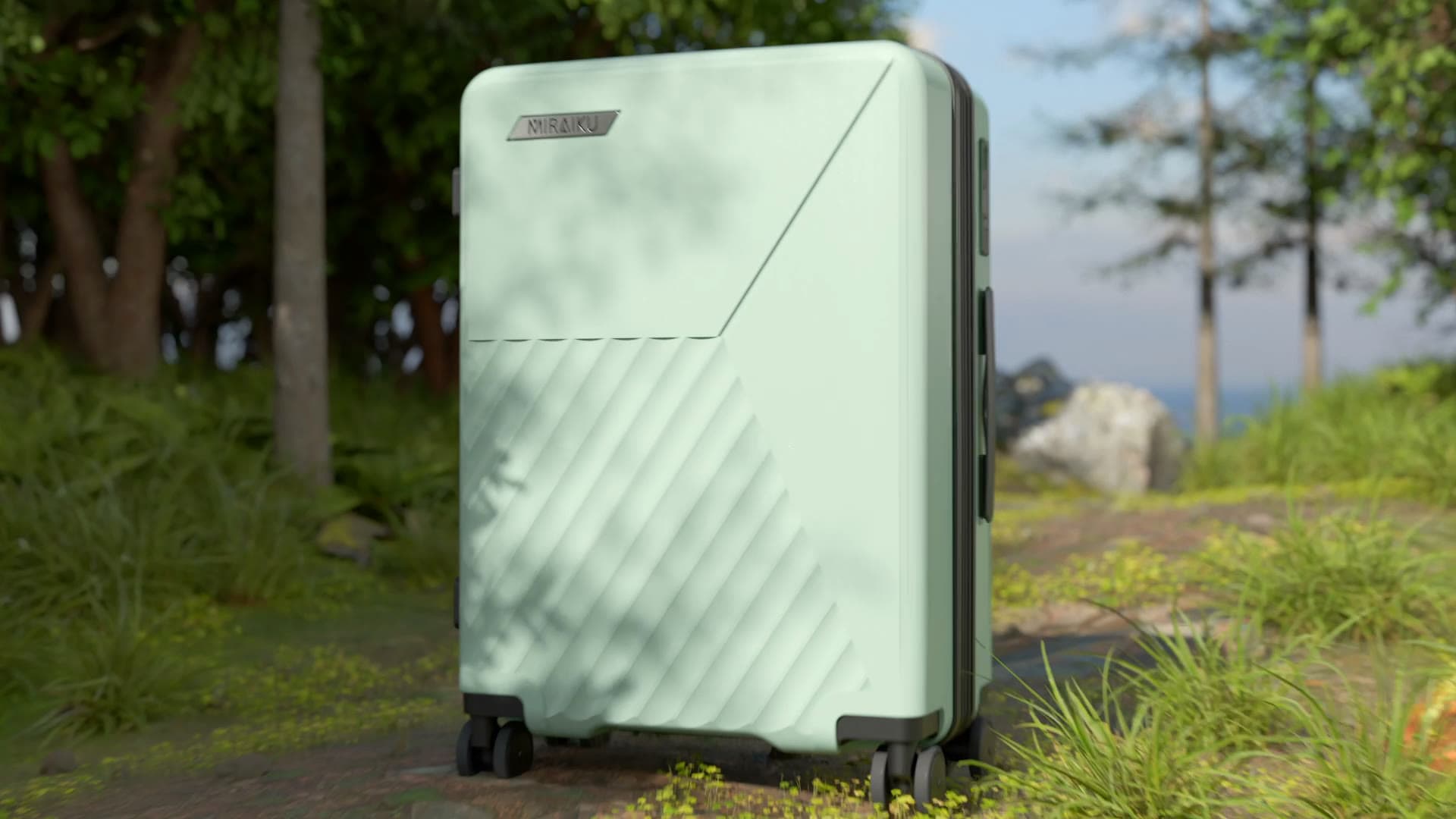 MIRAIKU Space Travel Case — 3D Product Animation