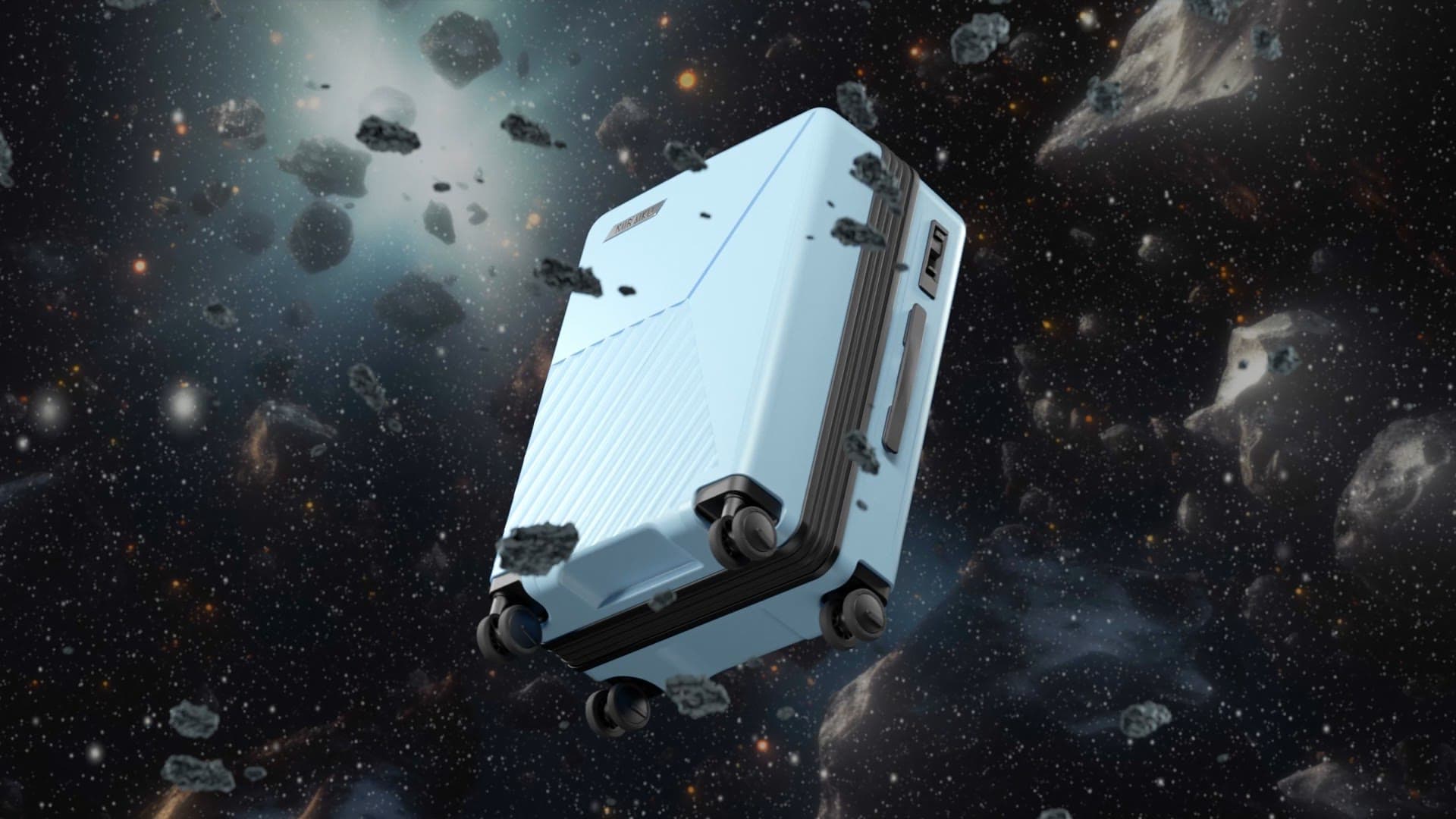 MIRAIKU Space Travel Case — 3D Product Animation
