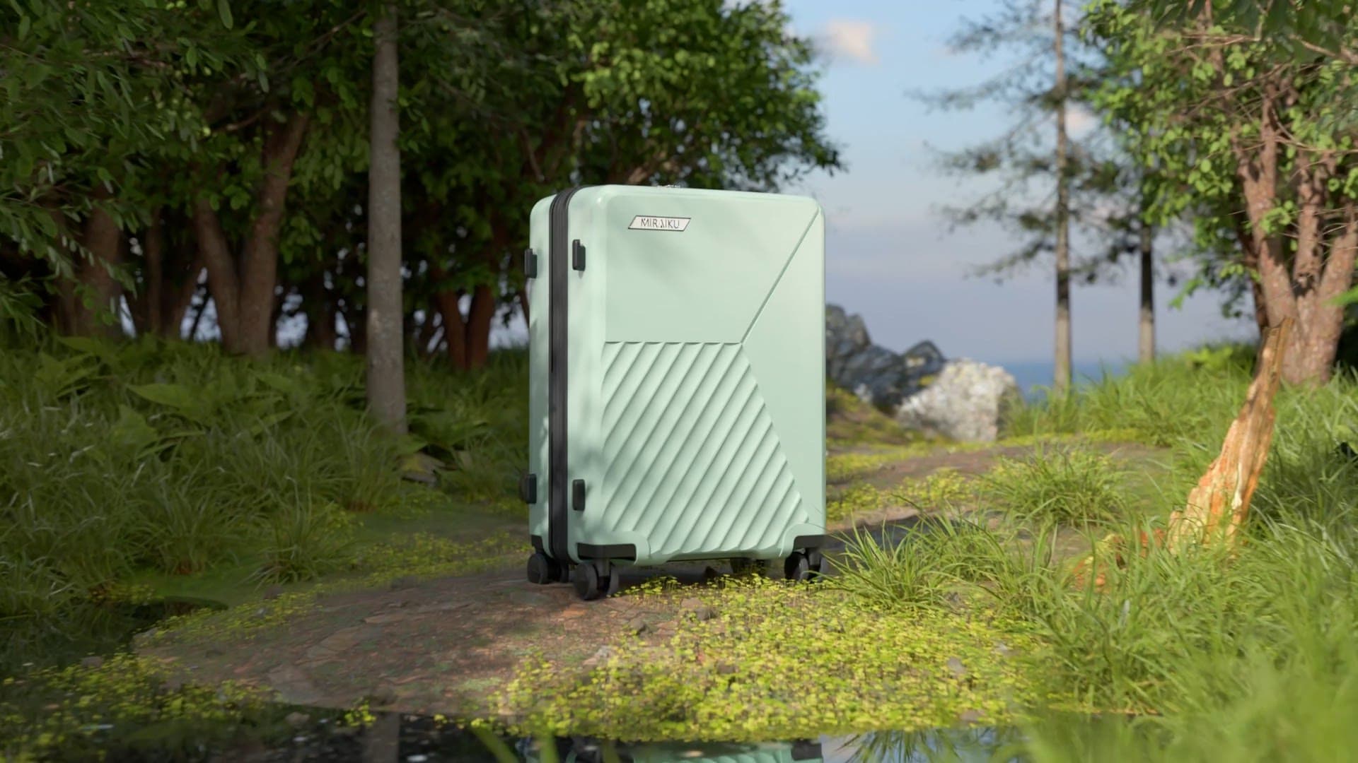 MIRAIKU Space Travel Case — 3D Product Animation