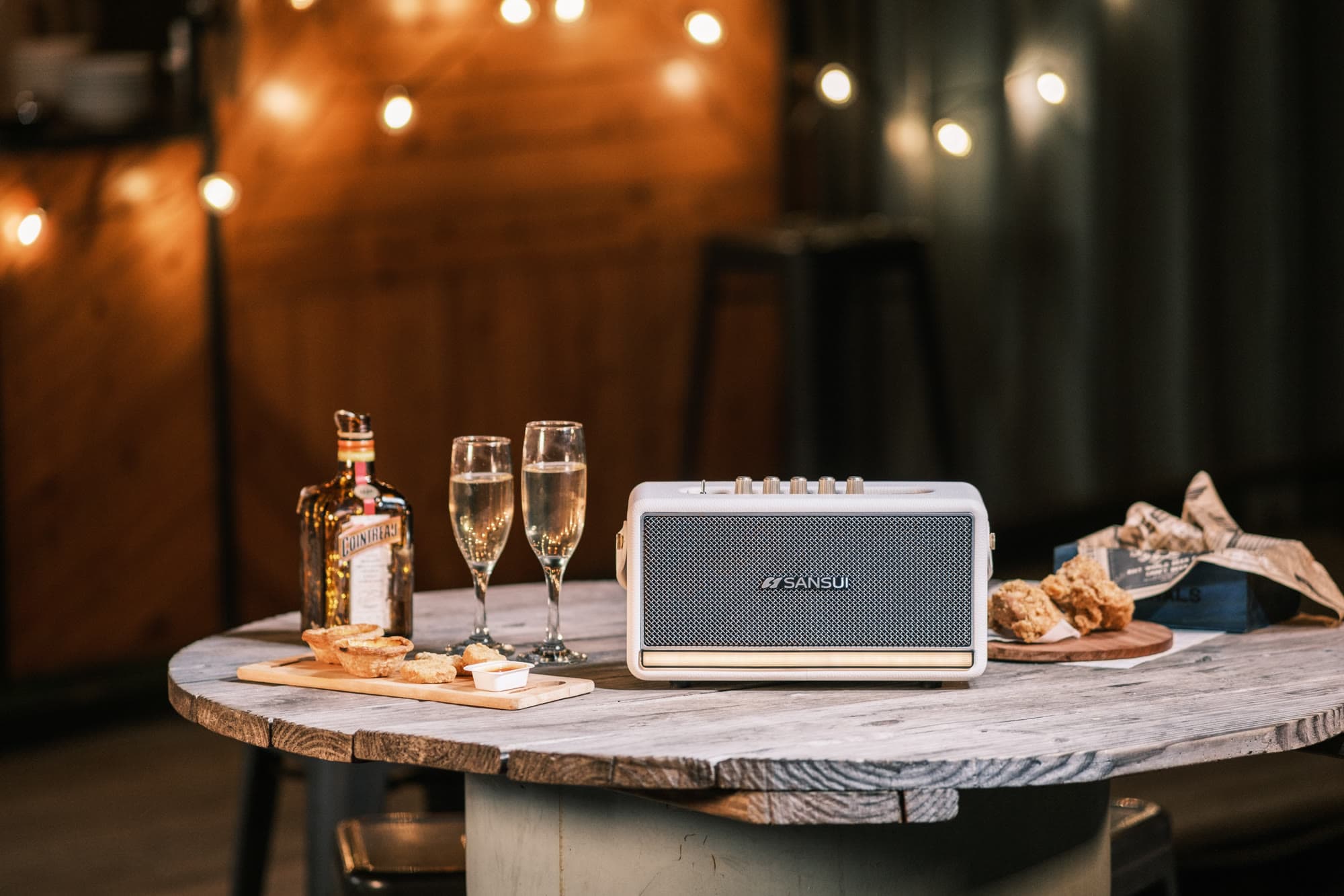SANSUI Soul of Sound Bluetooth Speaker — Product Photography
