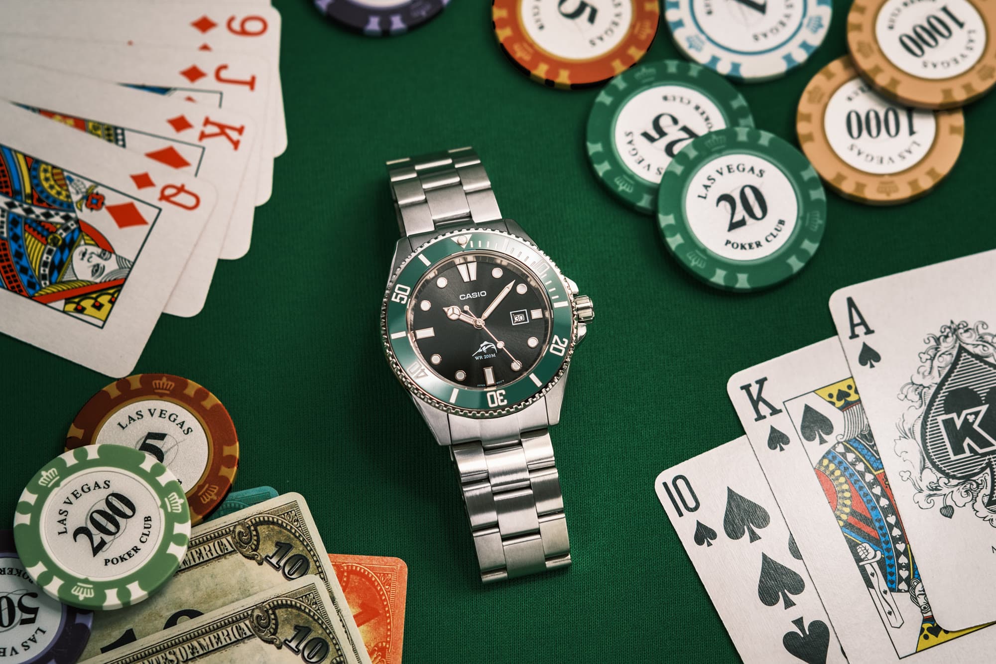 CASIO Watch Still Life Photography