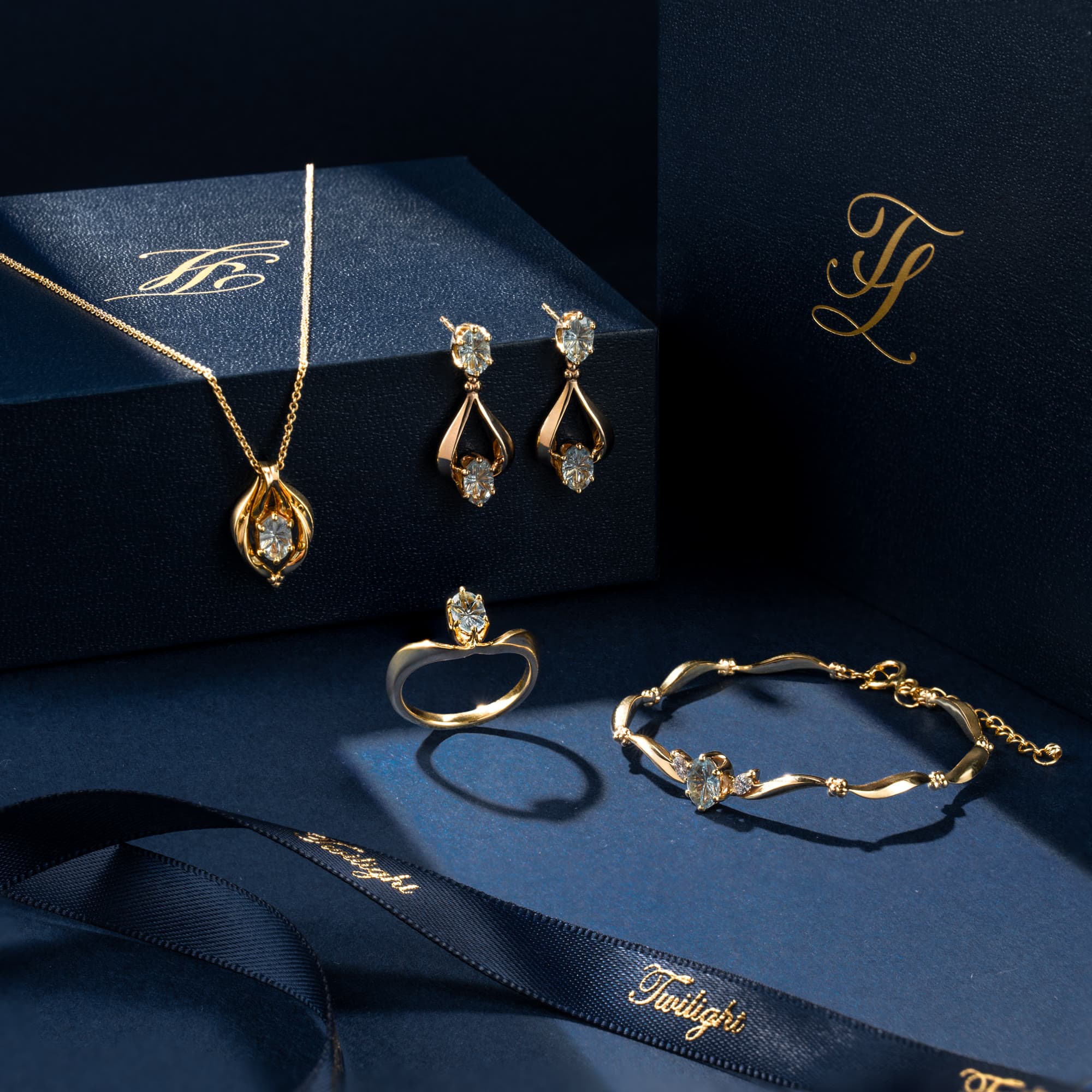 Twilight Studio — "Aurora" Jewelry Photography