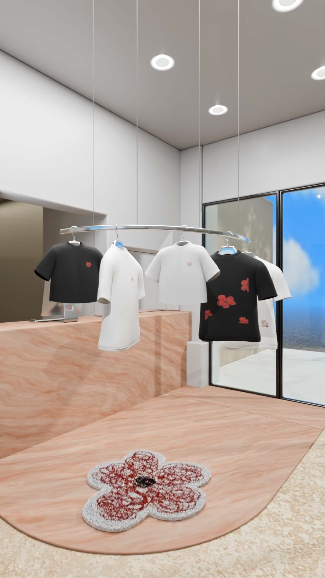 Attent!on Pop-up Store 3D Visualization