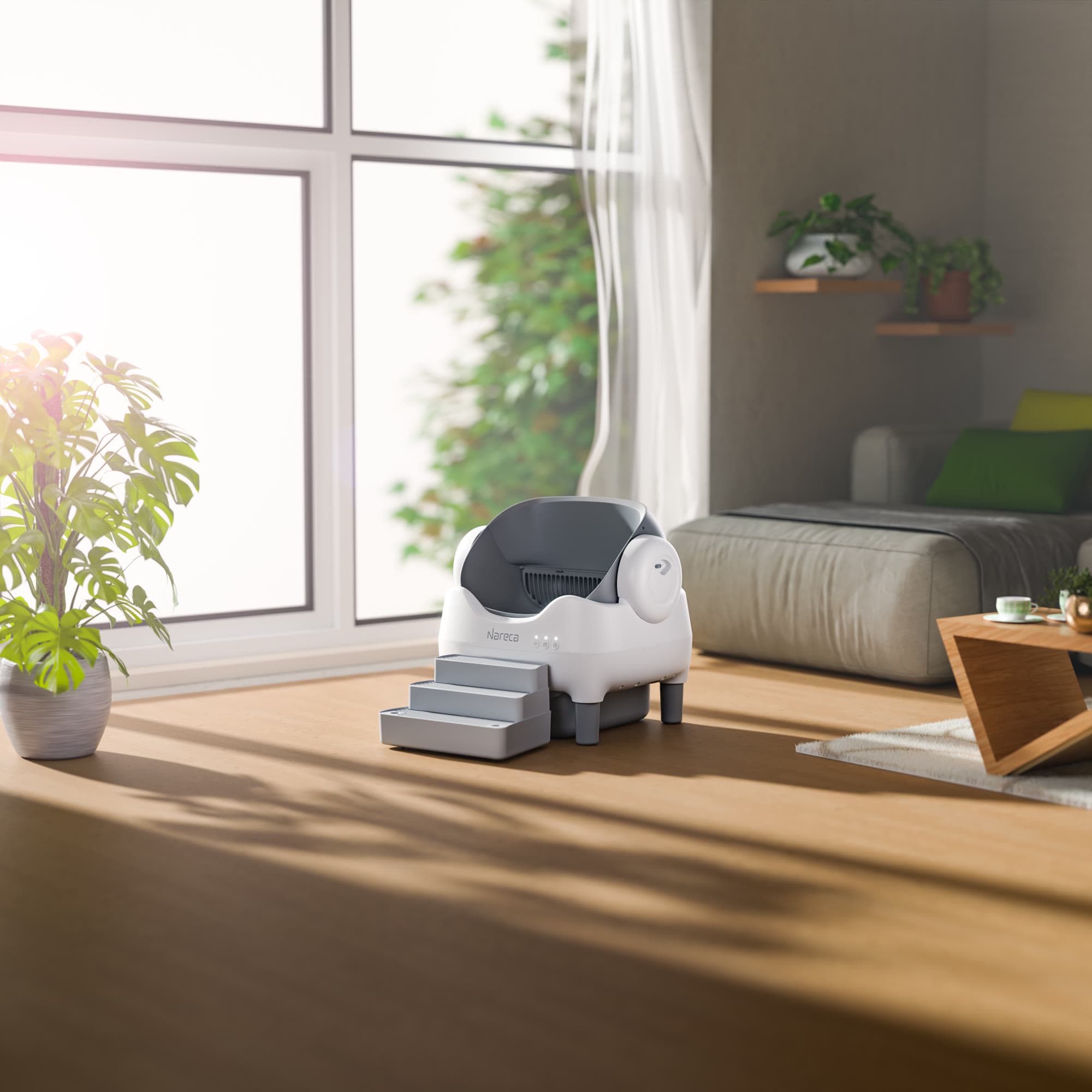 Nareca Cat Litter Box 3D Product Animation