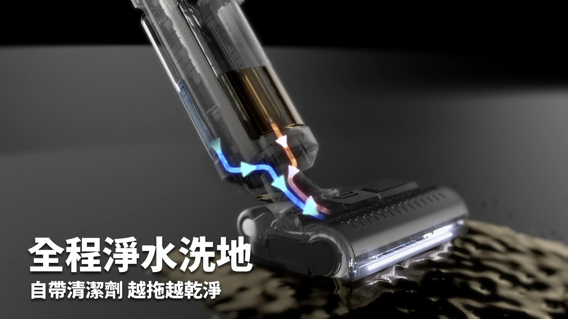 SANSUI Steam Vacuum Mop Product Film