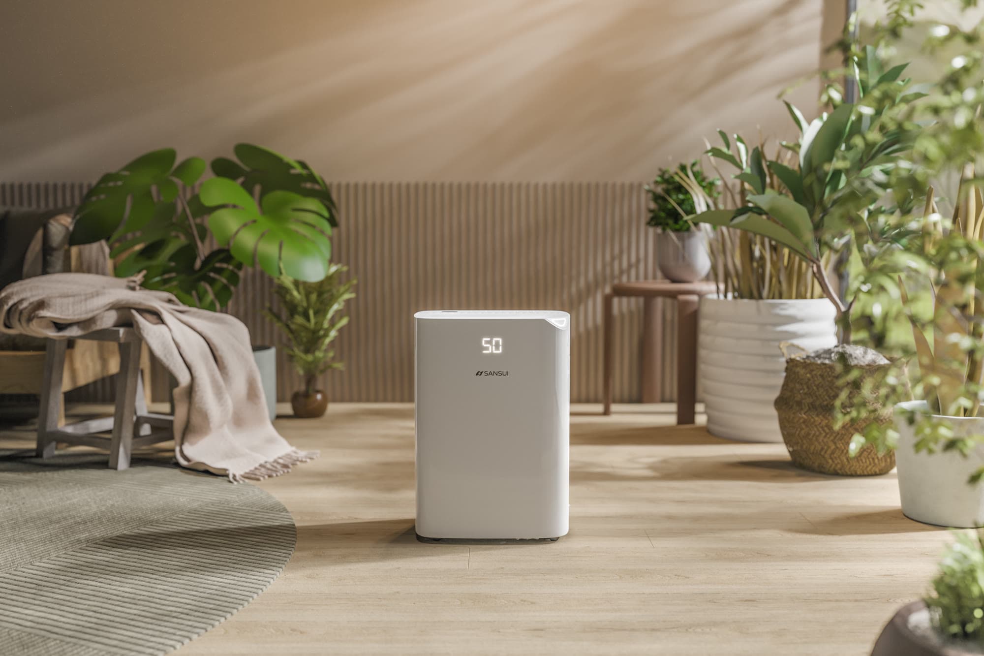 SANSUI Dehumidifier — 3D Product Animation