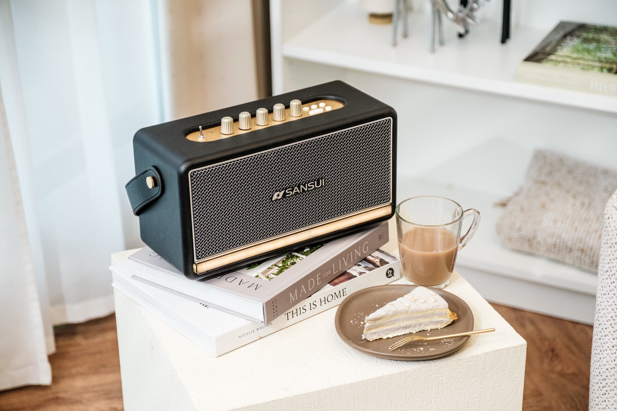 SANSUI Soul of Sound Bluetooth Speaker — Product Photography