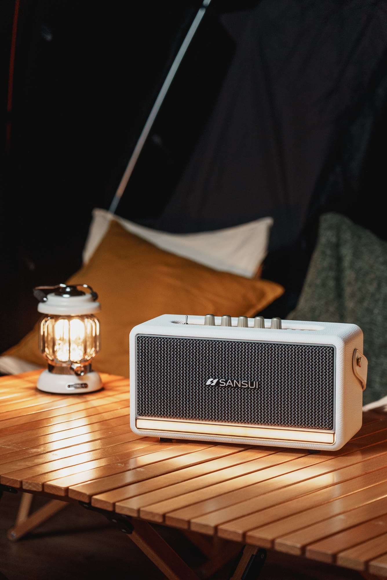 SANSUI Soul of Sound Bluetooth Speaker — Product Photography